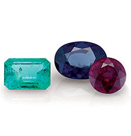 How do gemstones get their color?