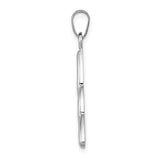 14 Karat White Gold Trinity Knot Pendant