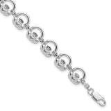 Sterling Silver Claddagh Bracelet